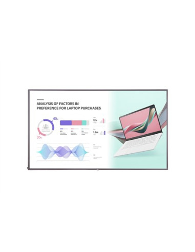 Lg 75Uh5J-M Płaski Panel Digital Signage 190,5 Cm (75") Lcd Wi-Fi 500 Cd/M2 4K Ultra Hd Czarny Webos 24/7