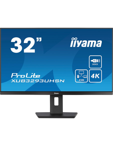 Iiyama Prolite Xub3293Uhsn-B5 Monitor Komputerowy 80 Cm (31.5") 3840 X 2160 Px 4K Ultra Hd Lcd Czarny