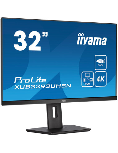 Iiyama Prolite Xub3293Uhsn-B5 Monitor Komputerowy 80 Cm (31.5") 3840 X 2160 Px 4K Ultra Hd Lcd Czarny