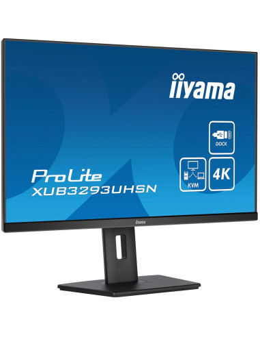 Iiyama Prolite Xub3293Uhsn-B5 Monitor Komputerowy 80 Cm (31.5") 3840 X 2160 Px 4K Ultra Hd Lcd Czarny