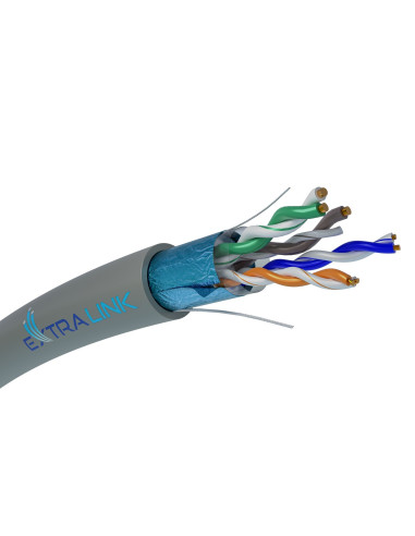 Extralink Cat5E Ftp (F/Utp) Wewnętrzny | Kabel Sieciowy Skrętka | 305M