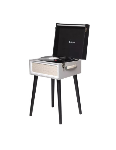 Gramofon Retro Z Radiem Fm, Bluetooth I Usb Denver