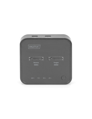 Digitus Stacja Dokująca Do Ssd M.2 Nvme Z Funkcją Klonowania Offline, Usb-C, Czarna Da-71545