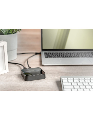 Digitus Stacja Dokująca Do Ssd M.2 Nvme Z Funkcją Klonowania Offline, Usb-C, Czarna Da-71545