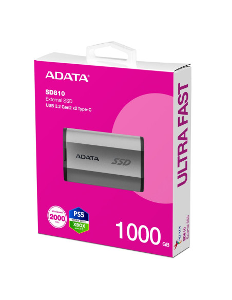Adata Dysk Ssd Sd 810 1Tb Silver