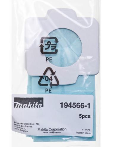 Makita Dcl182Zb Odkurzacz Przenośny Worek Na Kurz Czarny, Niebieski
