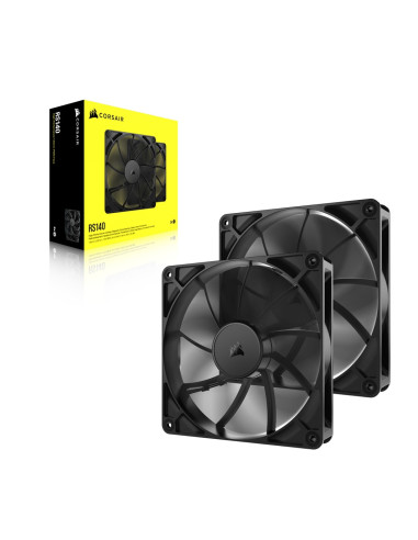 Corsair Rs140 Obudowa Komputera Wentylator 14 Cm Czarny 2 Szt.