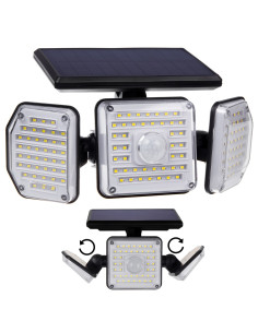 Maclean Solarna Lampa Led Z Czujnikiem Ruchu Ip65 4W 3 Tryby Pracy Mce615 2
