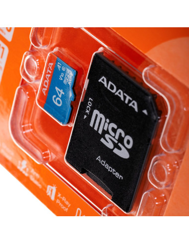 Karta Pamięci Adata Premier Ausdx64Guicl10A1-Ra1 (64Gb  Class 10  Adapter)