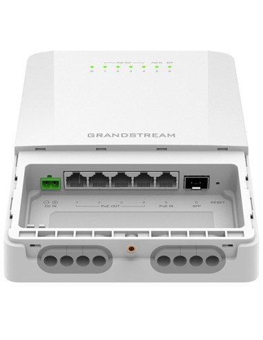 Grandstream Networks Gwn7710R Łącza Sieciowe Zarządzany L2 Gigabit Ethernet (10/100/1000) Obsługa Poe Biały