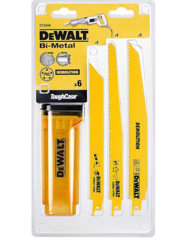 Dewalt Dt2444-Qz Wyrzynarka, Piła Wyrzynarkowa Oraz Ostrze Do Piły Tarczowej Brzeszczot Do Piły Bimetaliczny 6 Szt.