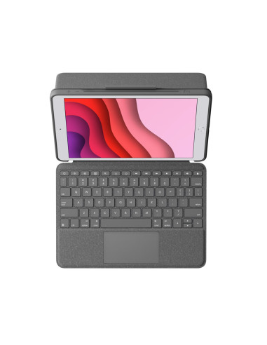Logitech Combo Touch Qwertz Niemiecki Smart Connector Grafitowy