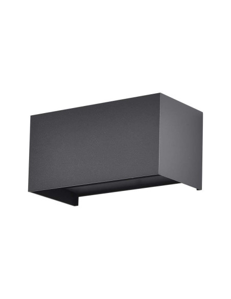 Oprawa Ścienna V-Tac 24W Led Góra Dół Ip65 Czarna Vt-8125-B-N 4000K 2720Lm