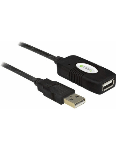 Techly Iusb-Rep10Ty Kabel Usb Usb 2.0 10 M Usb A Czarny