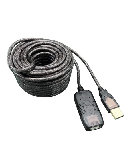 Techly Iusb-Rep10Ty Kabel Usb Usb 2.0 10 M Usb A Czarny