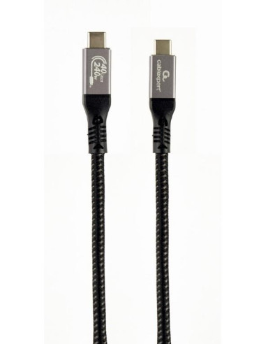 Gembird Ccbp-Usb4-Cmcm240-1.5M Kabel Usb 4 Typu C Power Delivery (Pd) Do Ładowania I Transmisji Danych, 40 Gb/S, 240 W, 1.5M