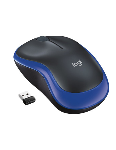 Mysz Bezprzewodowa Logitech M185 910-002236 (Optyczna  1000 Dpi  Kolor Niebieski)
