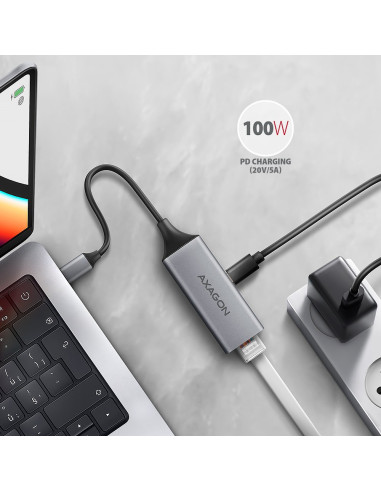 Axagon Ade-Txpd Stacja Dokująca Przewodowa Usb 3.2 Gen 1 (3.1 Gen 1) Type-C Szary