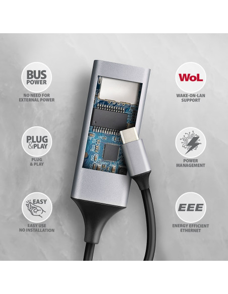 Axagon Ade-Txpd Stacja Dokująca Przewodowa Usb 3.2 Gen 1 (3.1 Gen 1) Type-C Szary