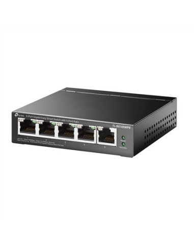 Tp-Link Tl-Sg105Mpe Łącza Sieciowe L2 Gigabit Ethernet (10/100/1000) Obsługa Poe Czarny