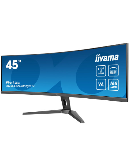 Iiyama G-Master 45"Lcd Curved Bus. Uwqhd Monitor Komputerowy 114,3 Cm (45") 5120 X 1440 Px Dual Qhd Led Czarny