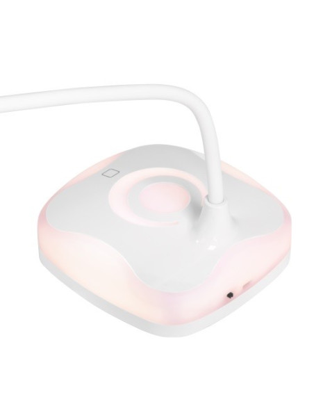 Nowoczesna Lampka Na Biurko Led Activejet Classic Plus Biała Z Funkcją Oświetlenia Nocnego