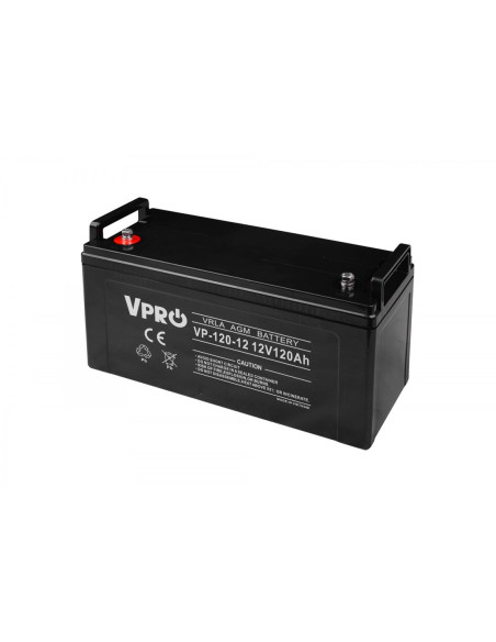 Akumulator Volt Polska Agm Vpro 12V 120Ah Vrla Bezobsługowy
