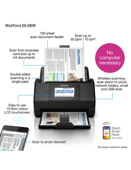 Skaner Epson Workforce Es-580W B11B258401