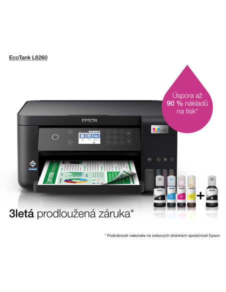 Urządzenie Wielofunkcyjne 3W1 Epson Ecotank L6260