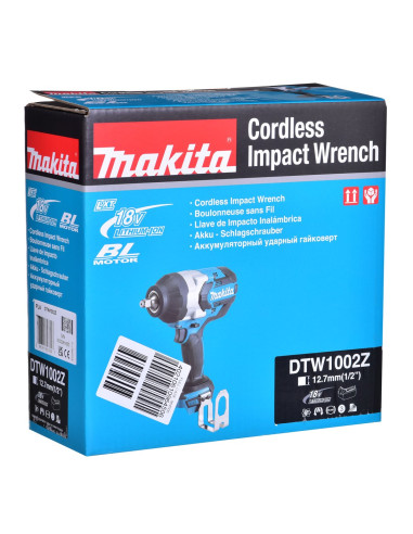 Klucz Udarowy 18V Bez Aku I Ład Dtw1002Z Makita