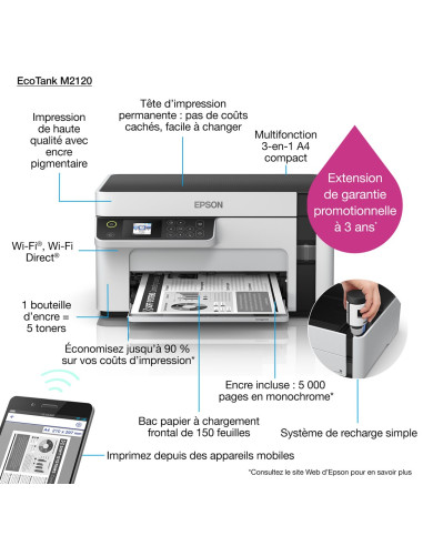 Urządzenie Wielofunkcyjne Epson Ecotank M2120