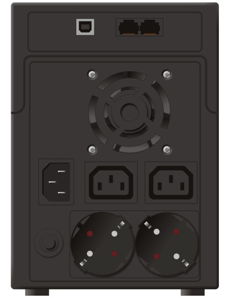Power Walker Ups Line-In Vi 2200 Sh 2200Va, 2X Schuko+2X Iec C13, Rj11/45, Usb