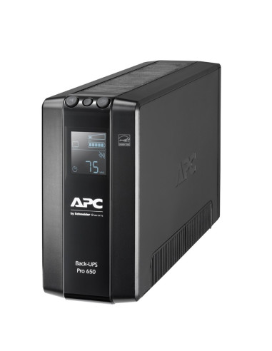 Apc Back Ups Pro Br 650Va, 6 Outlets, Avr, Lcd Interface