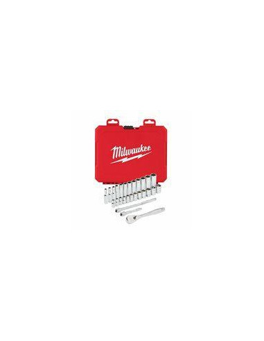 Milwaukee Zestaw Nasadek 1/2" Z Grzechotką