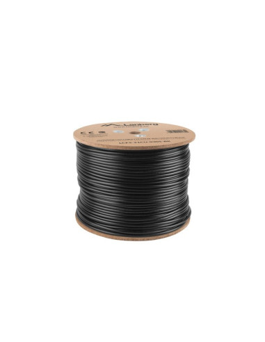 Kabel Sieciowy Zewnętrzne Lanberg Lcf5-21Cu-0305-Bk (Ftp  305M  Kat. 5E  Kolor Czarny)