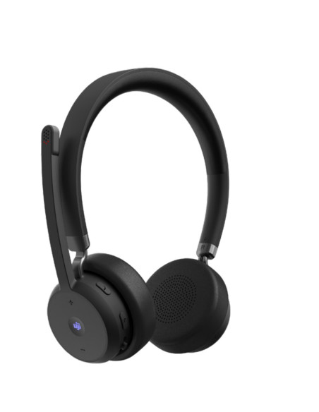 Lenovo Wireless Voip Headset Zestaw Słuchawkowy Bezprzewodowy Opaska Na Głowę Biuro/Centrum Telefoniczne Bluetooth Czarny
