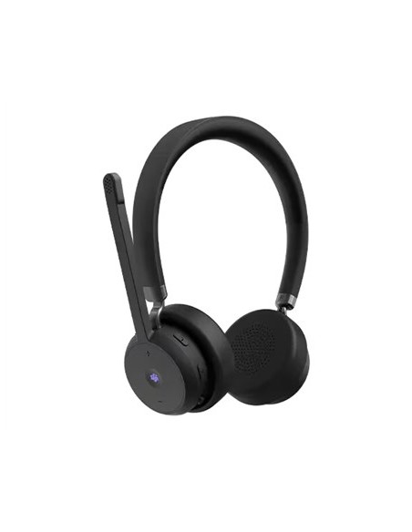 Lenovo Wireless Voip Headset Zestaw Słuchawkowy Bezprzewodowy Opaska Na Głowę Biuro/Centrum Telefoniczne Bluetooth Czarny