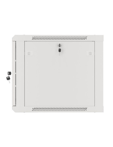 Lanberg Szafa Wisząca Rack 19" 9U 600X600 Drzwi Metalowe Szara (Flat Pack) Wf01-6609-00S