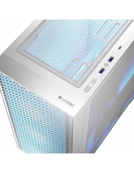 Logic Obudowa Dart Pro Argb Midi Usb Type-C Biała
