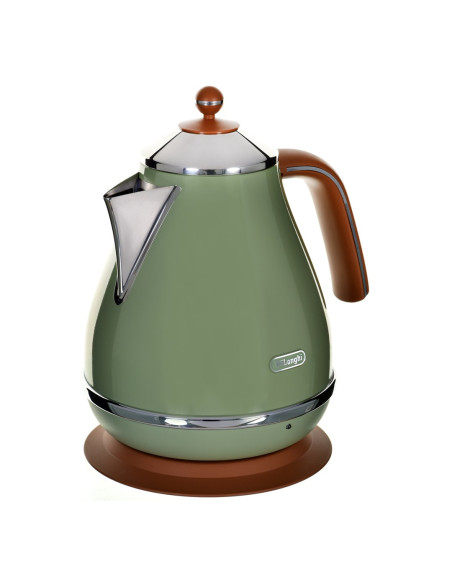Czajnik Elektryczny Delonghi Icona Vintage Kbov 2001.Gr (2000W 1.7L  Kolor Oliwkowy)