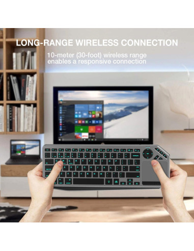 Techly Bezprzewodowa Klawiatura Dualna Bt/Rf Touch