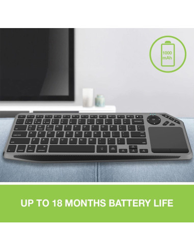 Techly Bezprzewodowa Klawiatura Dualna Bt/Rf Touch