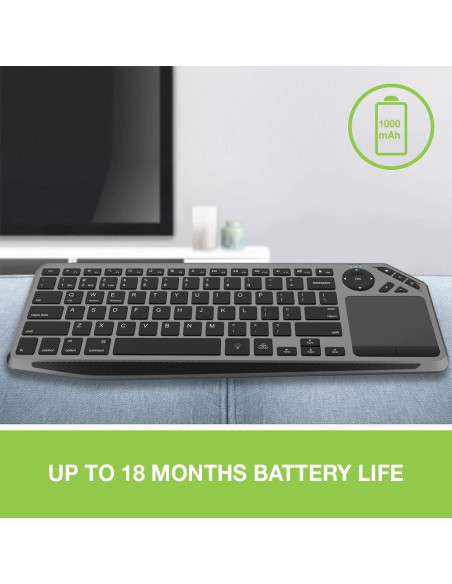 Techly Bezprzewodowa Klawiatura Dualna Bt/Rf Touch