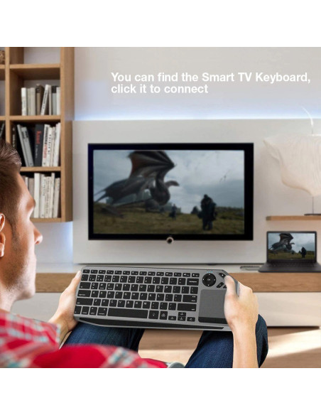 Techly Bezprzewodowa Klawiatura Dualna Bt/Rf Touch