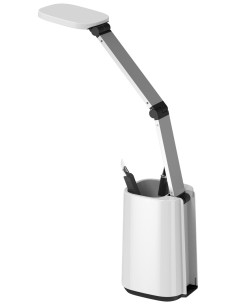 Nowoczesna Lampka Na Biurko Led Activejet Technic Biała Z Wyświetlaczem Led (Data, Godzina, Budzik) Składana 2