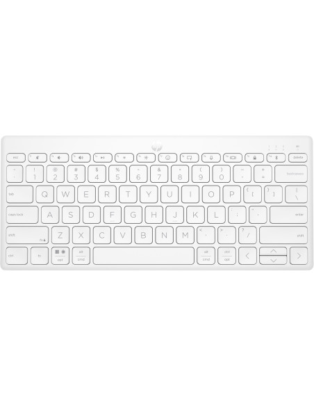 Klawiatura Hp 350 Compact Multi-Device Bluetooth Keyboard Bezprzewodowa Biała 692T0Aa