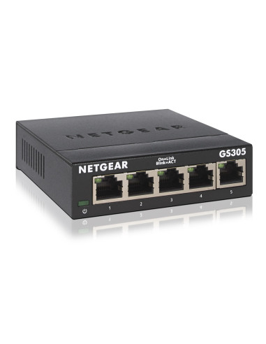 Switch Netgear Gs305-300Pes 5P Unmanaged Gigabit