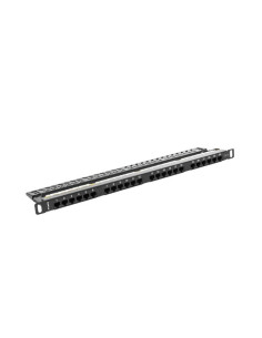 Patch Panel Lanberg Ppu6-0024-B (0.5U  Kat. 6  24Xrj-45) 2
