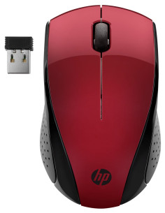 Mysz Hp Wireless Mouse 220 Sunset Red Bezprzewodowa Czerwona 7Kx10Aa