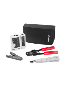 Zestaw Narzędzi Do Budowy Sieci Lan Lanberg Nt-0301 (Kolor Czarny)